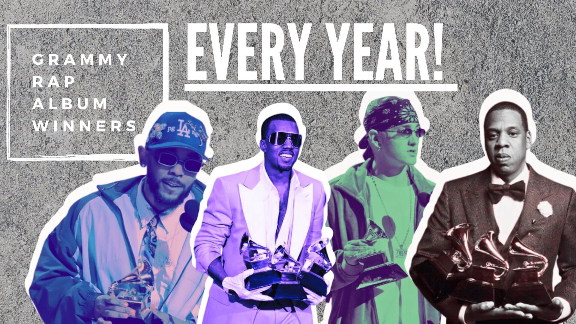 Grammys Best Rap Album Winners from 1996 To 2025